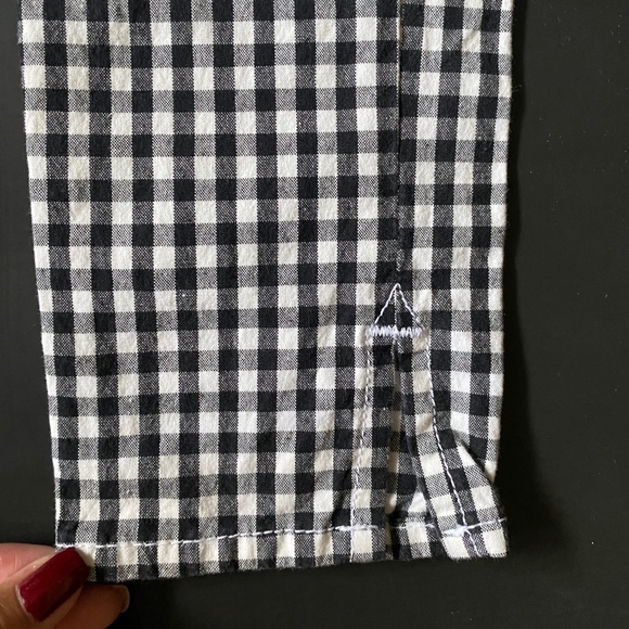 Rag & Bone Gingham Capri Length Pants - Picture 2 of 5